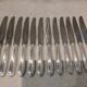 12 silver-plated table knives by Christofle Albatros SL