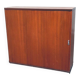 Mid-Century Modern Sliding Door Filing Cabinet, Belgium, 1960s