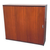 Mid-Century Modern Sliding Door Filing Cabinet, Belgium, 1960s