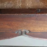 Sloped desk in solid walnut, 18th century (Louis XV style)