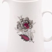 Mosa Maastricht vintage porcelain carafe jug - Black Rose Collection
