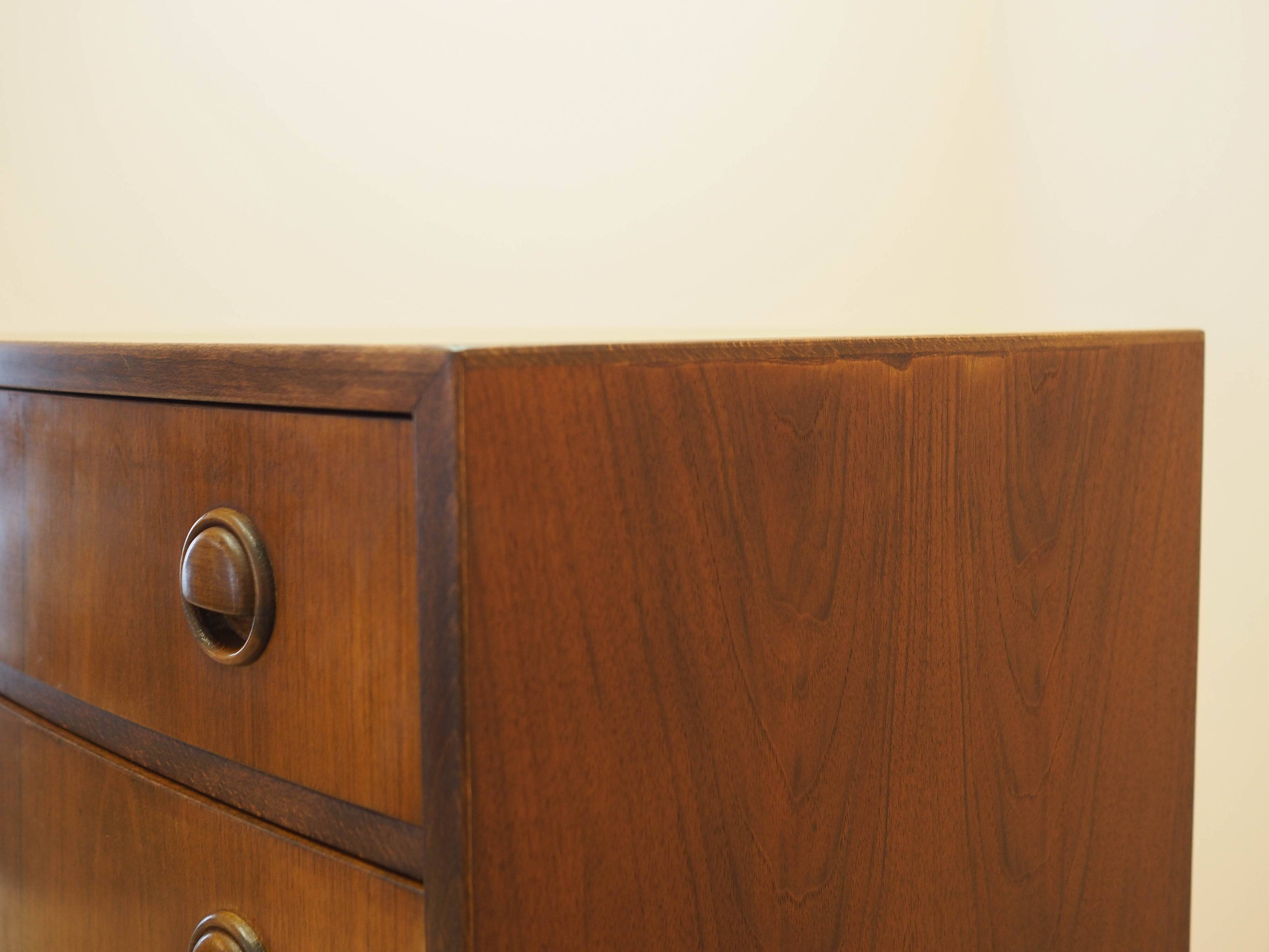 Commode en noyer, design danois, années 1960, designer : Kai Kristiansen