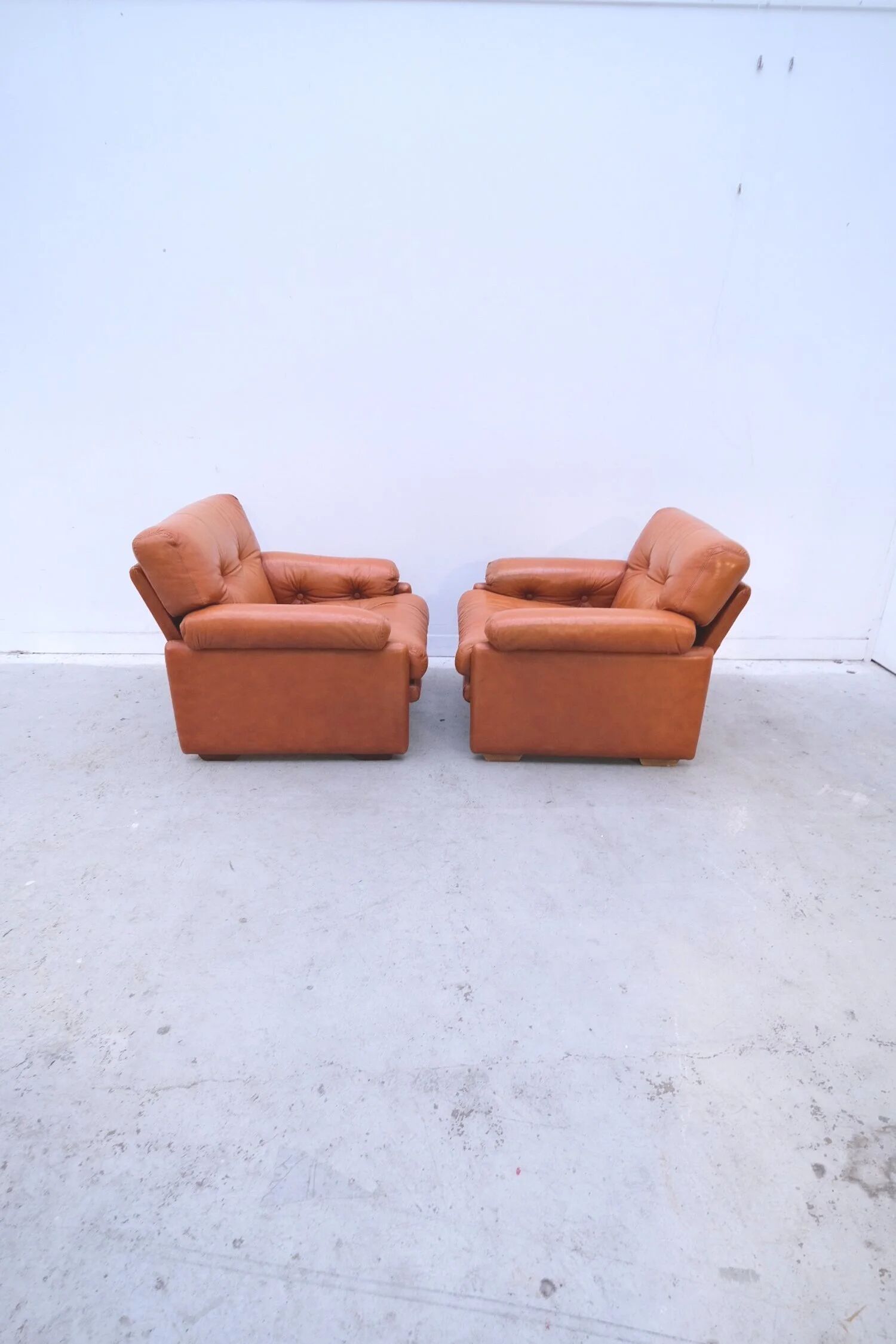 Pair of "Coronado" armchairs by Afra & Tobia Scarpa for B&B Italia, Italy 1970