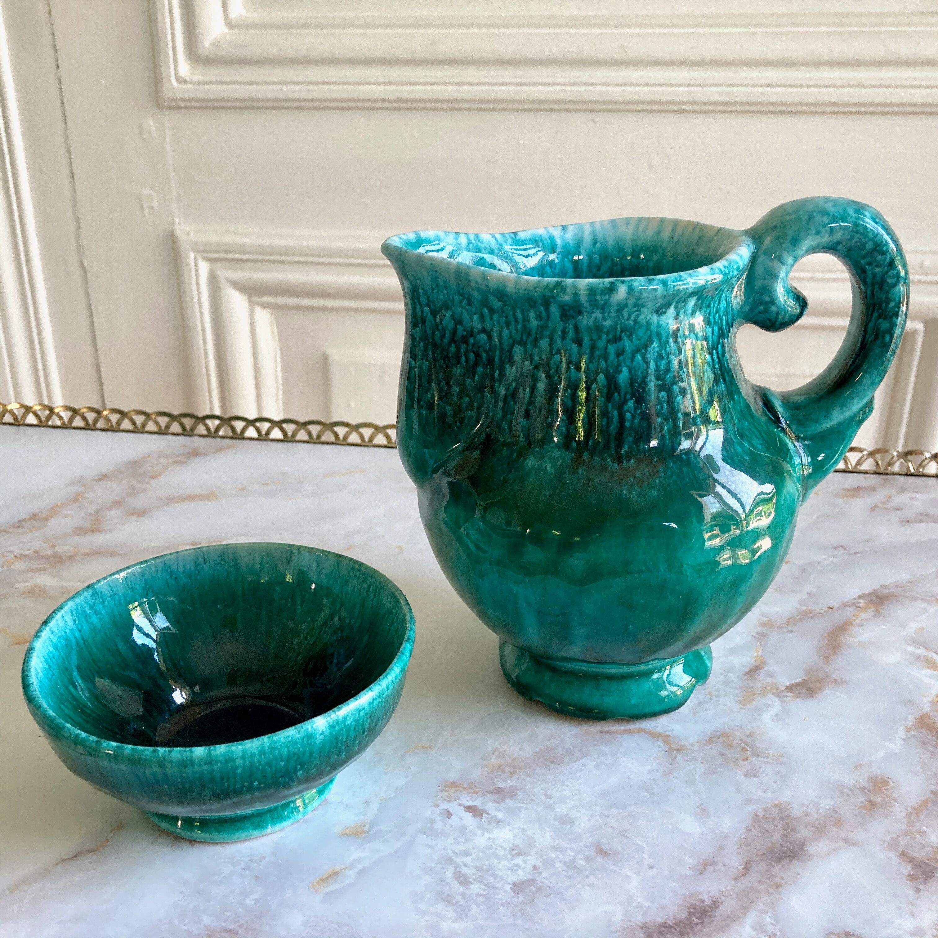 Mid century tea tea and cups earthenware service