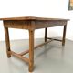 Farm table in solid cherry wood, one drawer, 1950s.