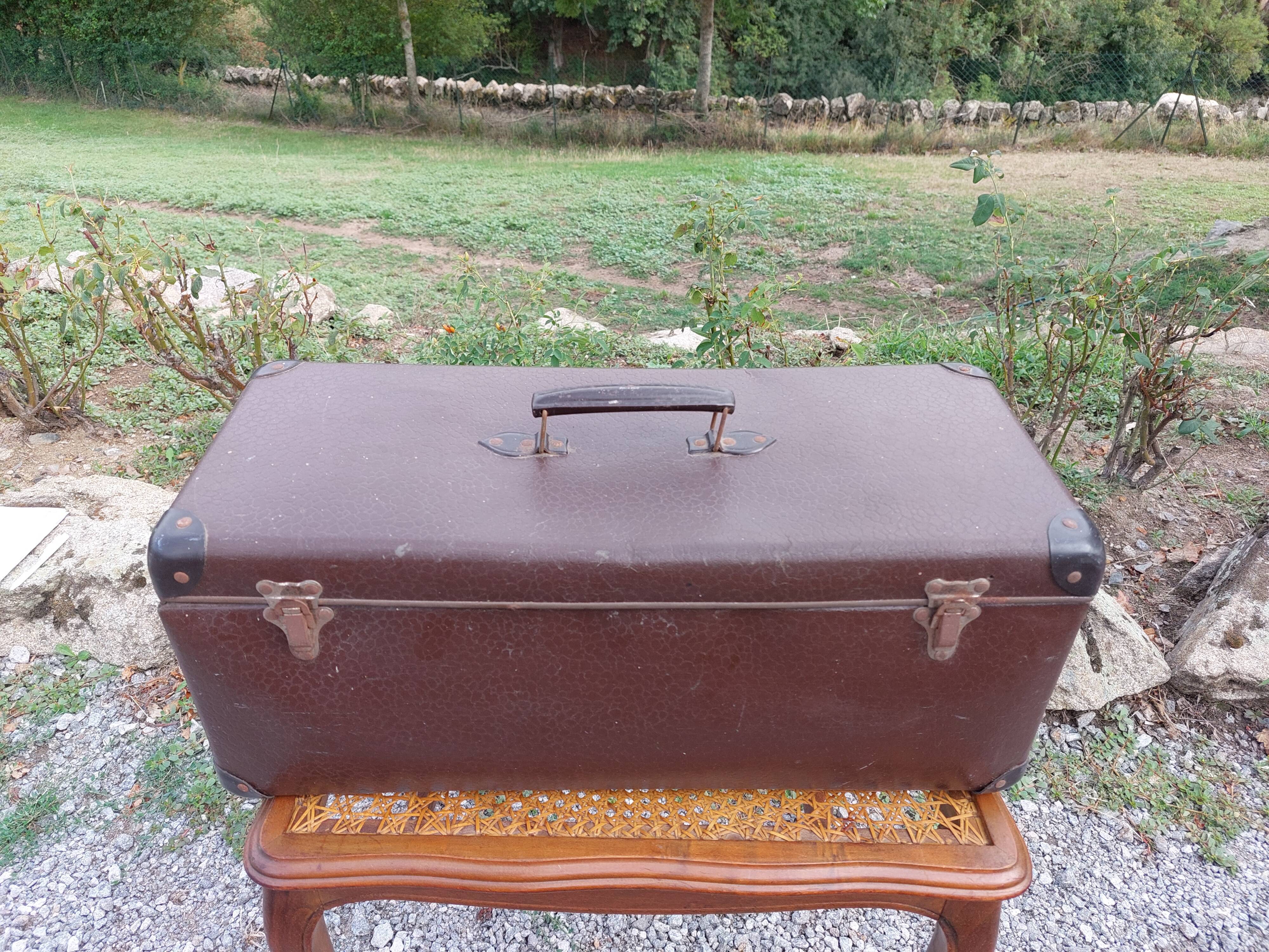 antique suitcase, original format