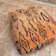 Handmade Berber Kilim pouf, floor cushion