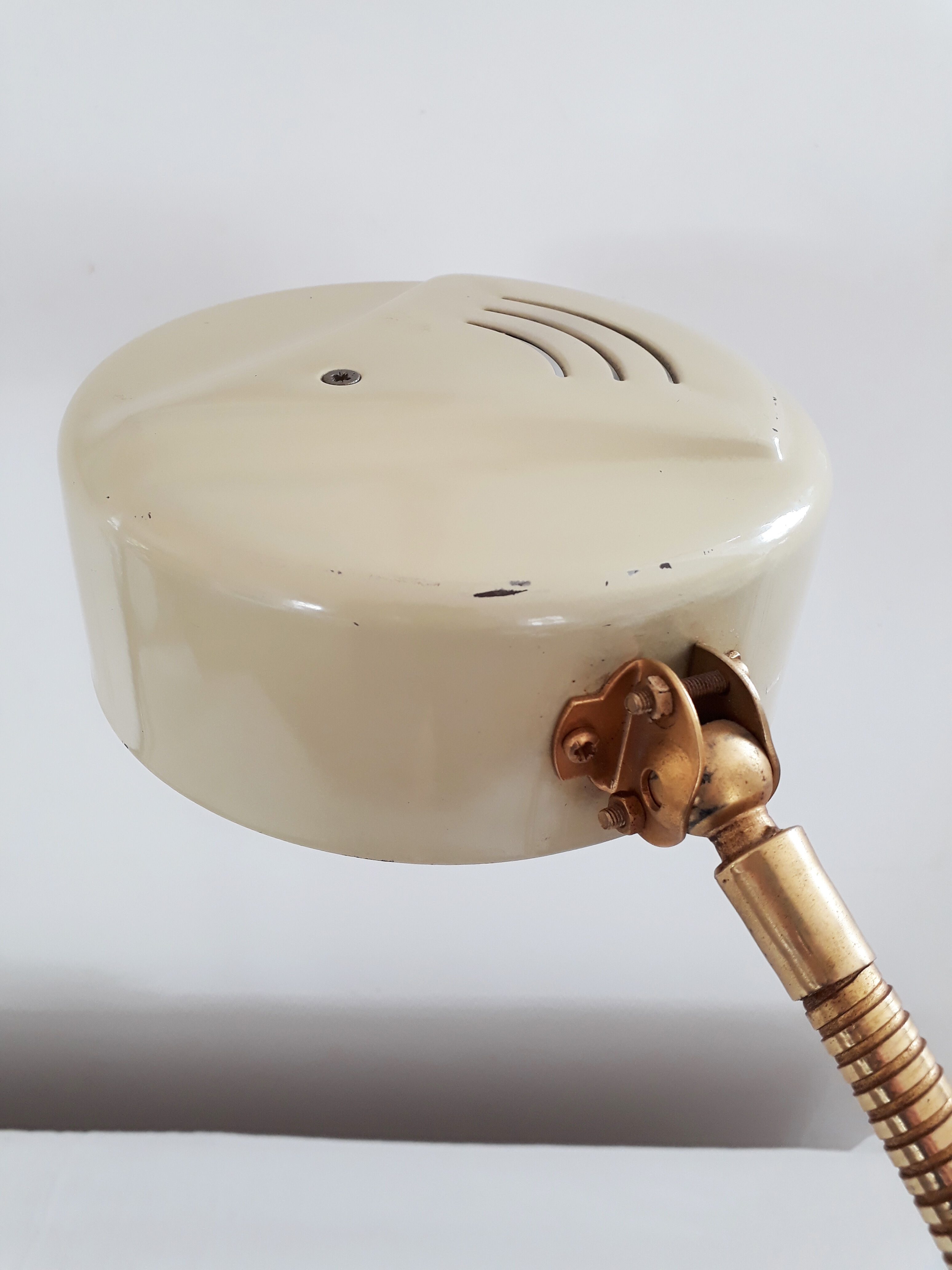 Paire de lampes de bureau vintage années 40 60