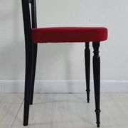 Pair of chiavarine chairs 40/50s high backrest