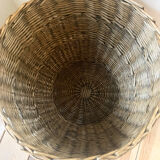 Vintage wicker pan