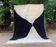 Handmade Moroccan rug white-black 200cm x 300cm