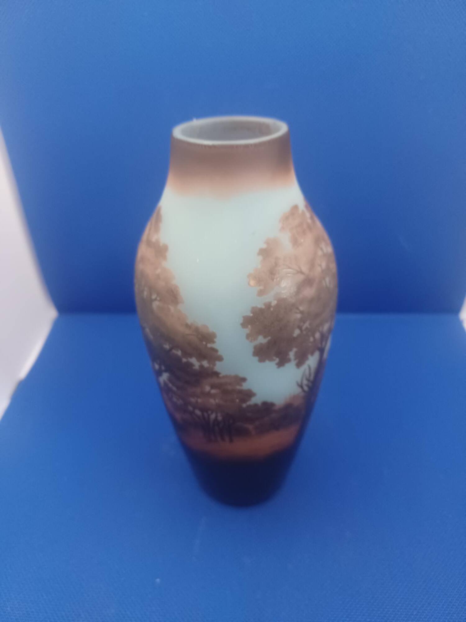 Glass paste vase