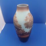 Glass paste vase