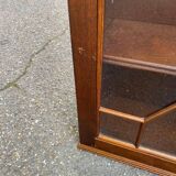English mahogany display cabinet