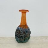 Rare Kjell Engman for Kosta Boda Sweden vase Rio face glass miniature vase