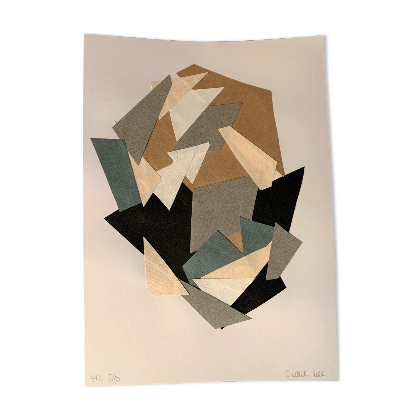 Collage (Gris series) 5/10