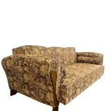 Vintage floral sofa / daybed / sofa bed
