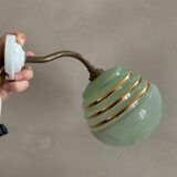 Old gooseneck wall lamp