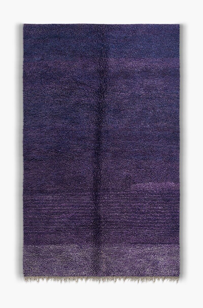 Tapis berbère bleu indigo