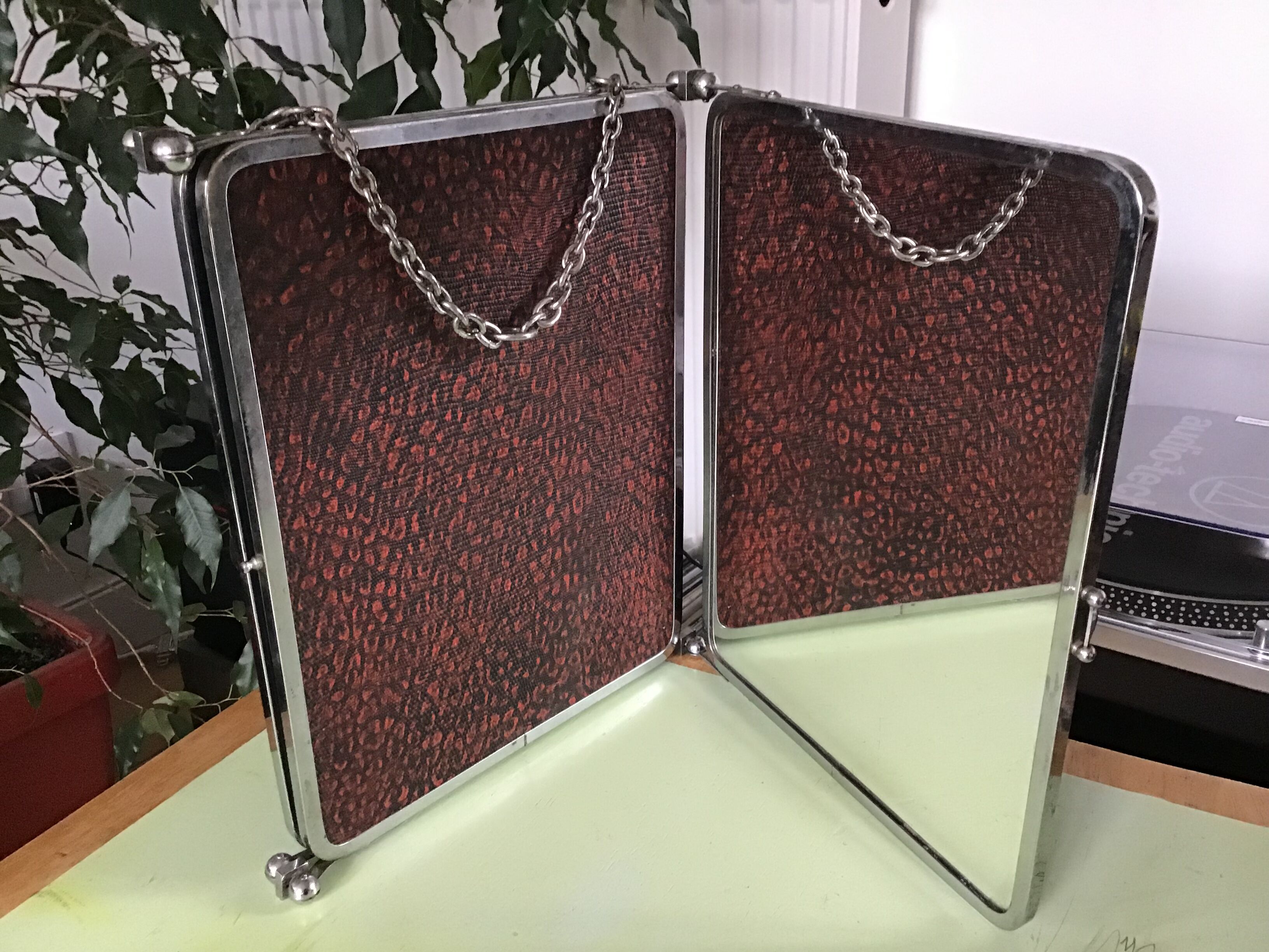 Triptych mirror 68x28cm