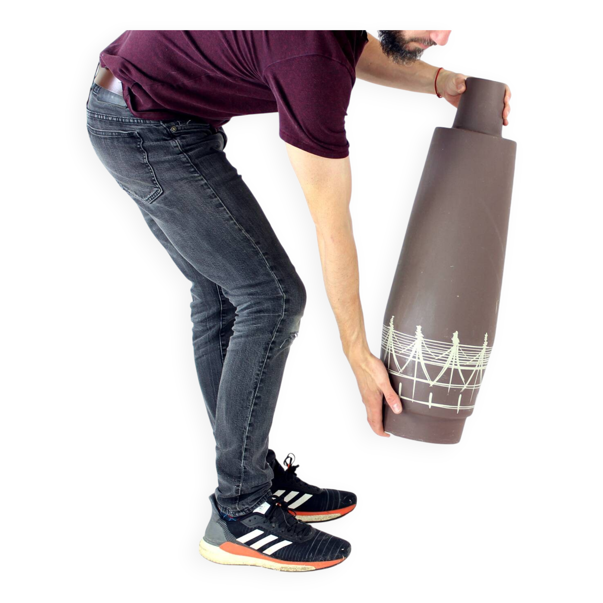 Huge ceramic vase, Czechoslovakia 1960s