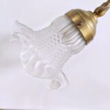 Table lamp in brass art deco tulip 1930