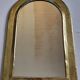 Miroir marocain originale vintage en laiton, en forme d'arche, 49 x 31 cm