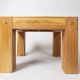 Coffee table in solid ash from the 1970s.