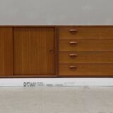 Kai Kristiansen Teak Cabinets By Feldballes, 1960s.