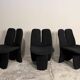5 designer chairs by Luigi Saccardo from the 1970s