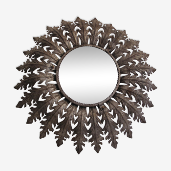 Oxydé iron sun mirror 54cm