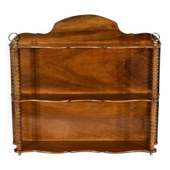 Walnut Shelf, Louis Philippe Period – Mid-19th Century