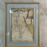 Map of Egypt 1762 under frame