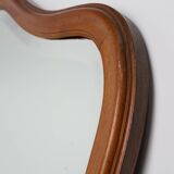 Miroir belge en chêne sculpté de style Louis XV du XXe siècle