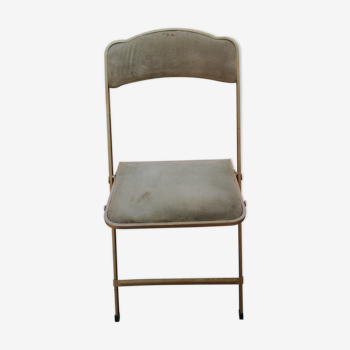 Khaki green folding chair