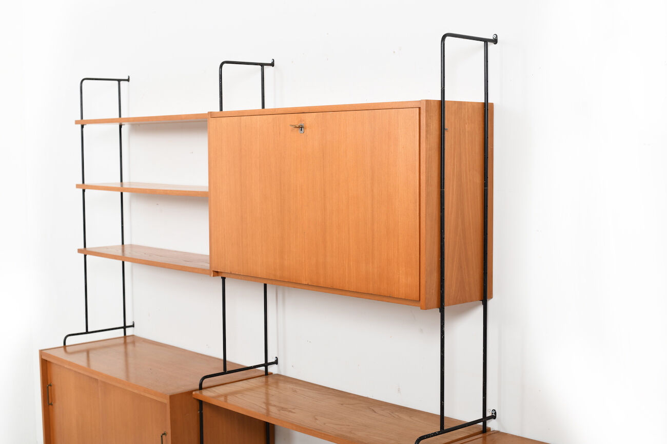 Shelf System Model Omnia in Ash by Ernst Dieter Hilker 1960s