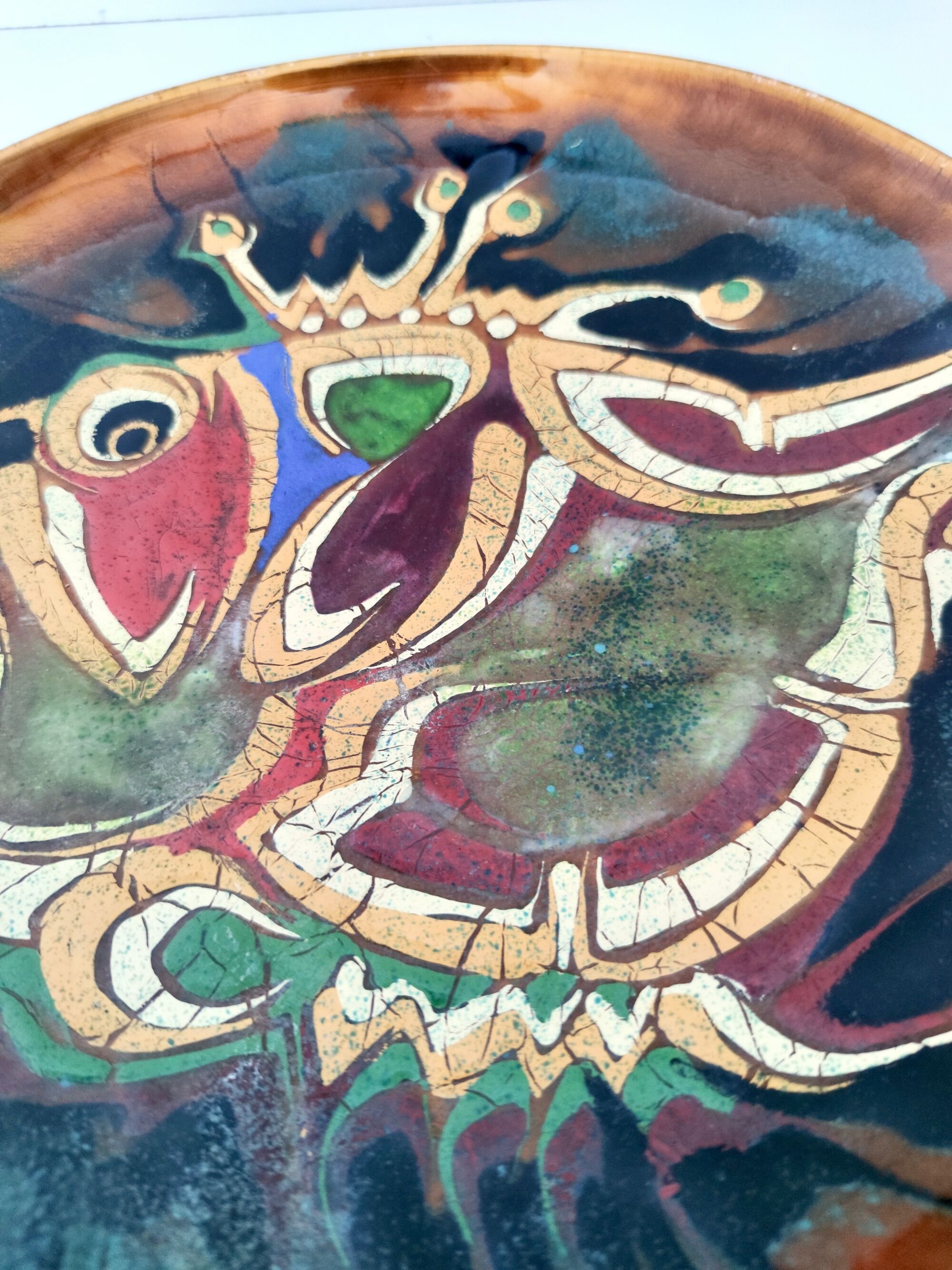 Vintage copper vide-poche