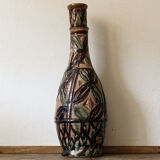 Gourd vase in high relief