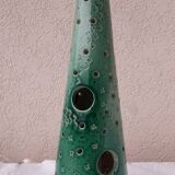 Green ceramic lamp