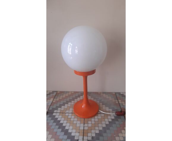 Lampe  "space age " orange 1970