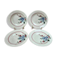 Lot de 4 assiettes creuses vintage Sarreguemines modèle Champfleury