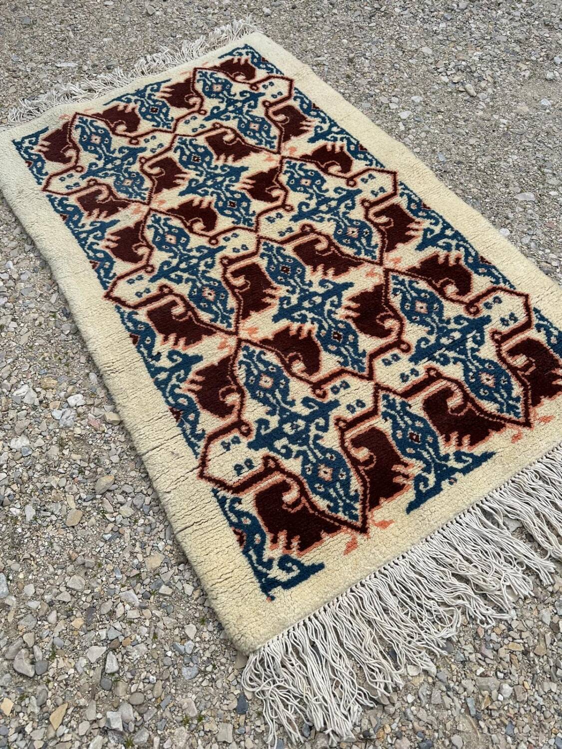Handmade Tunisian rug