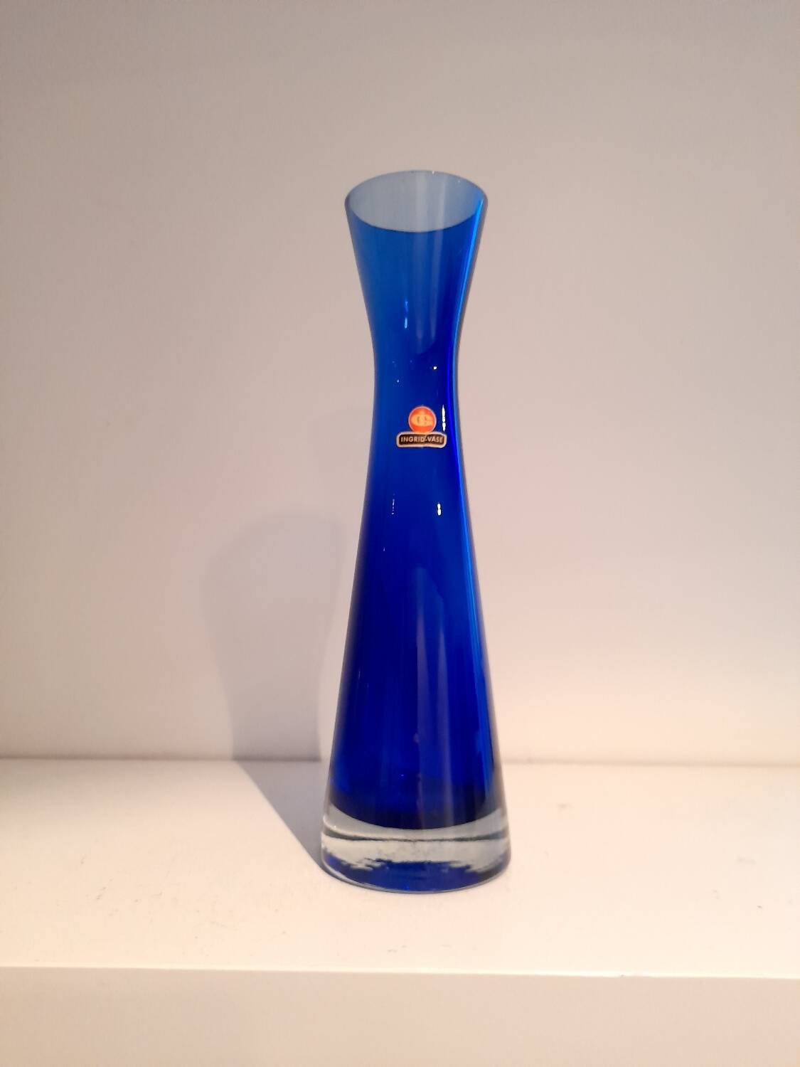 Ingrid Glass diabolo vase 1960