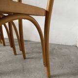 Set of three bistro chairs