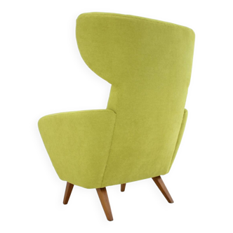 1960s Wing Chair, Czechoslovakia