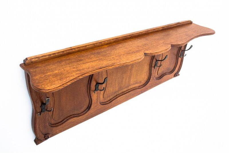 Oak wardrobe, Western Europe, early 20th century.