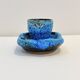 Fat Lava Ceramic Egg Cup Glacier Enamels - Atelier du Cyclope