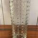 Cylindrical glass vase