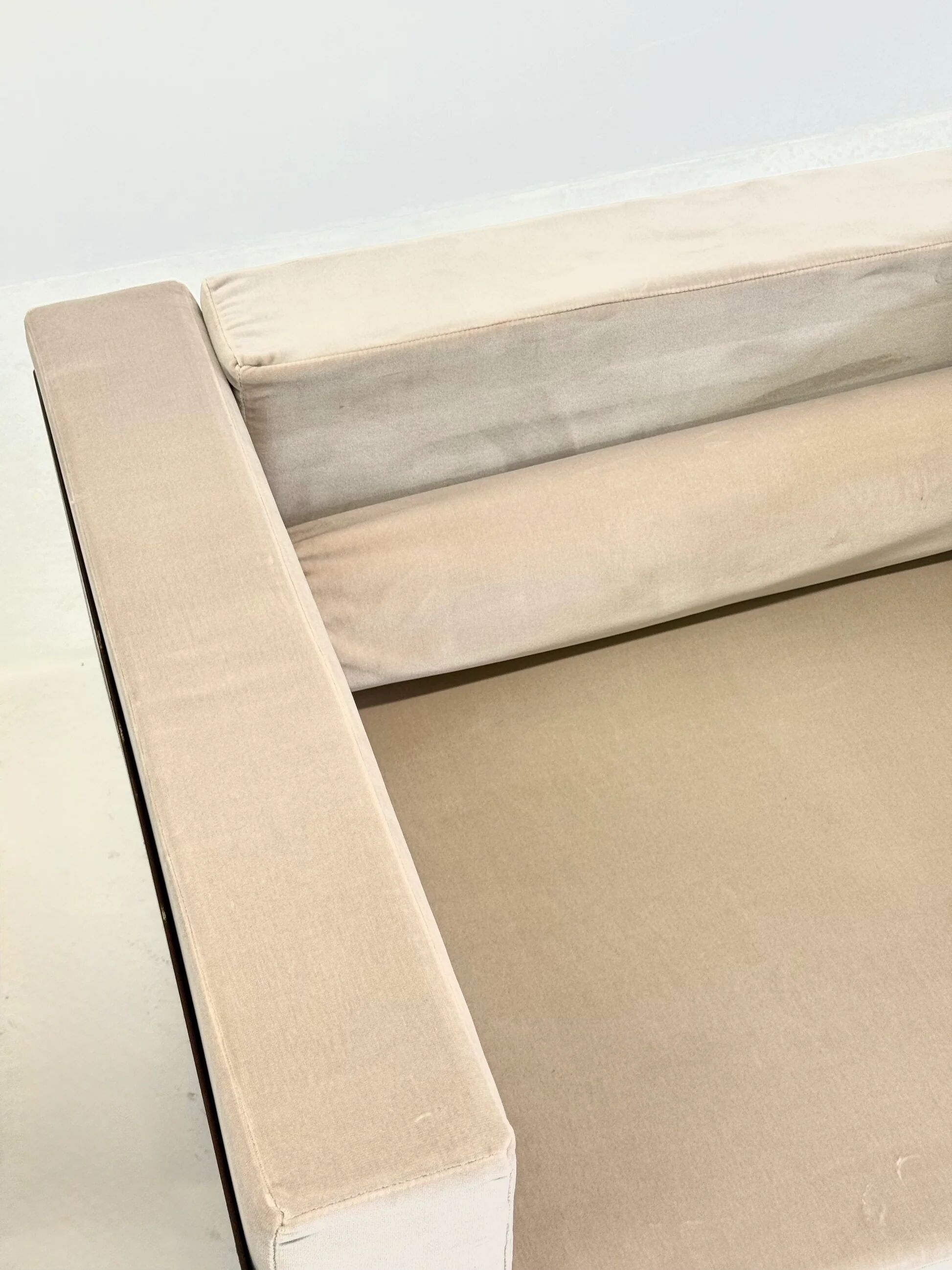 Ensemble de 2 chaises longues sculpturales en métal italien
