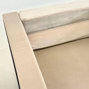 Ensemble de 2 chaises longues sculpturales en métal italien